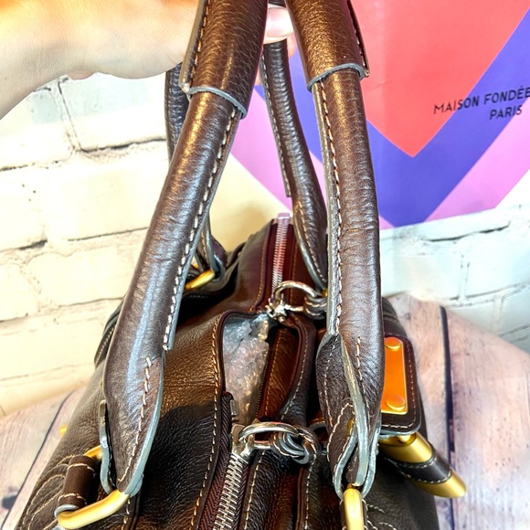 Chloe brown leather Paddington bag - Picture 13 of 16